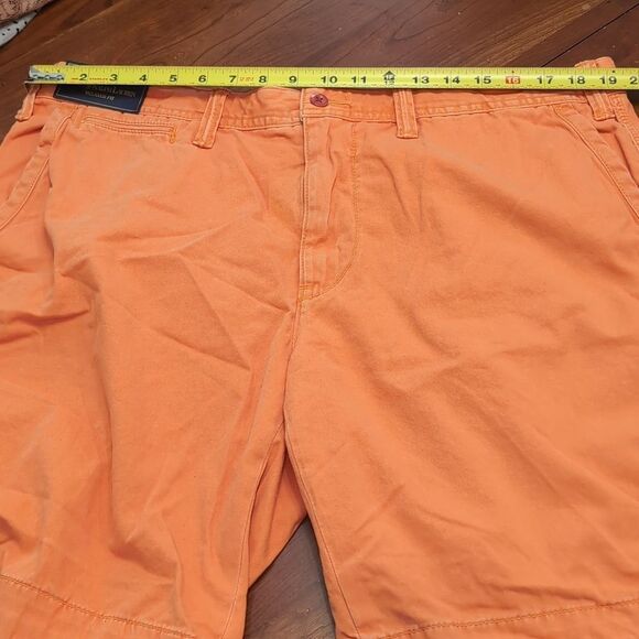 Polo Ralph Lauren Relaxed Fit Orange Chino Shorts Sz 38 NWT - Picture 9 of 11